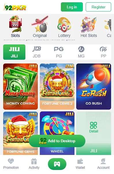 92PKR Game APK